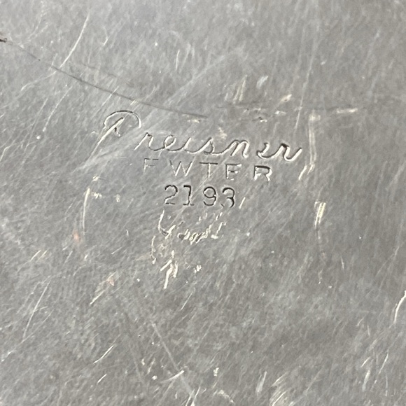 Preisner Pewter Apple 2193 - Picture 3 of 3